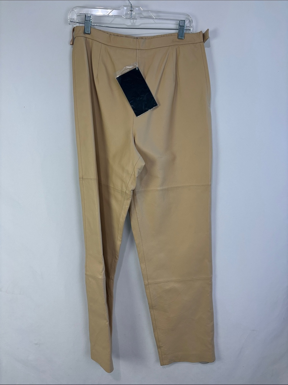 NWT JERRY LEWIS TAN LEATHER PANTS